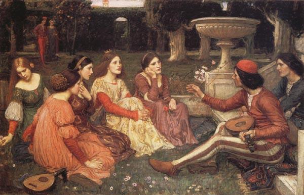 John William Waterhouse A  Tale from the Decameron
